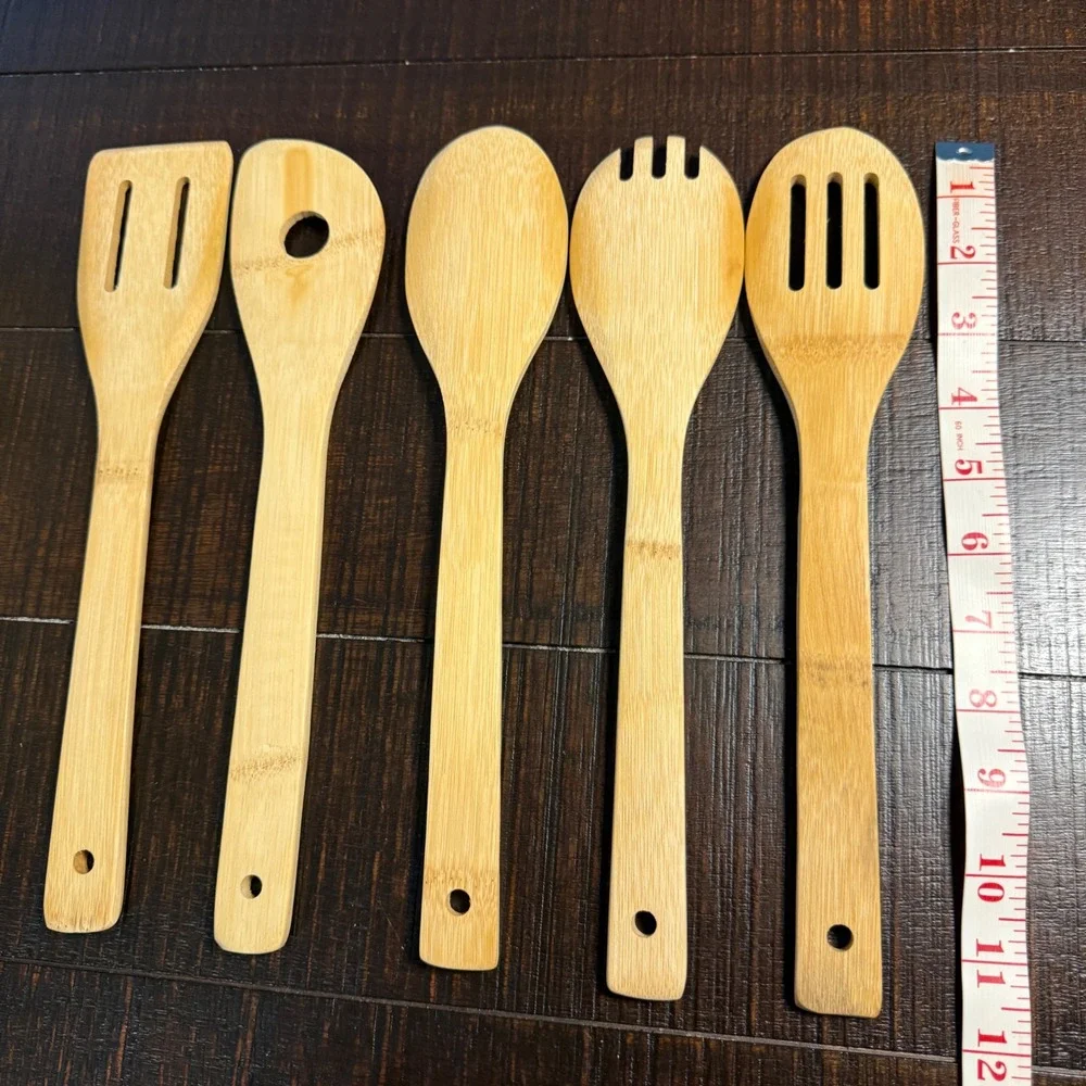 The Office TV Bamboo Kitchen Utensil Gift Set 6pc Michael Dwight Schrute Dunder